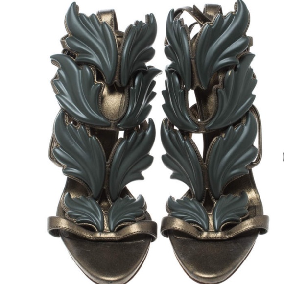 Giuseppe Zanotti Green Cruel Sandals